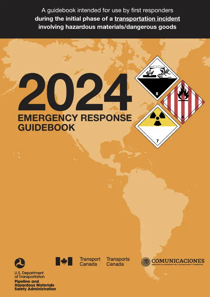 Emergency Response Guidebook - ERG 2024